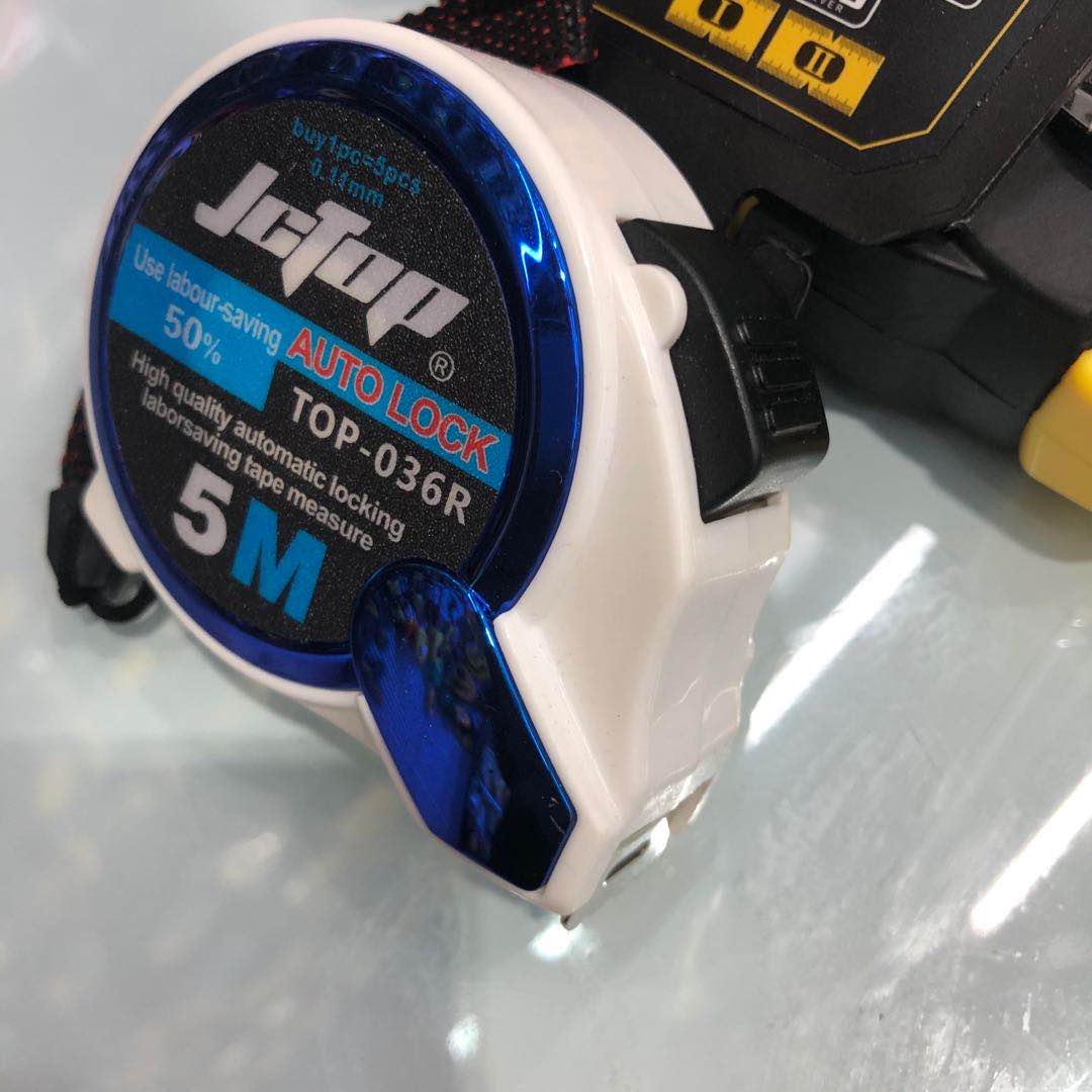 Factory wholesale steel tape measures 3-meter, 5-meter, 7.5-meter, 10-meter box rulers, grade 1 precision anti-drop stainless steel tape measures available for customization details Picture