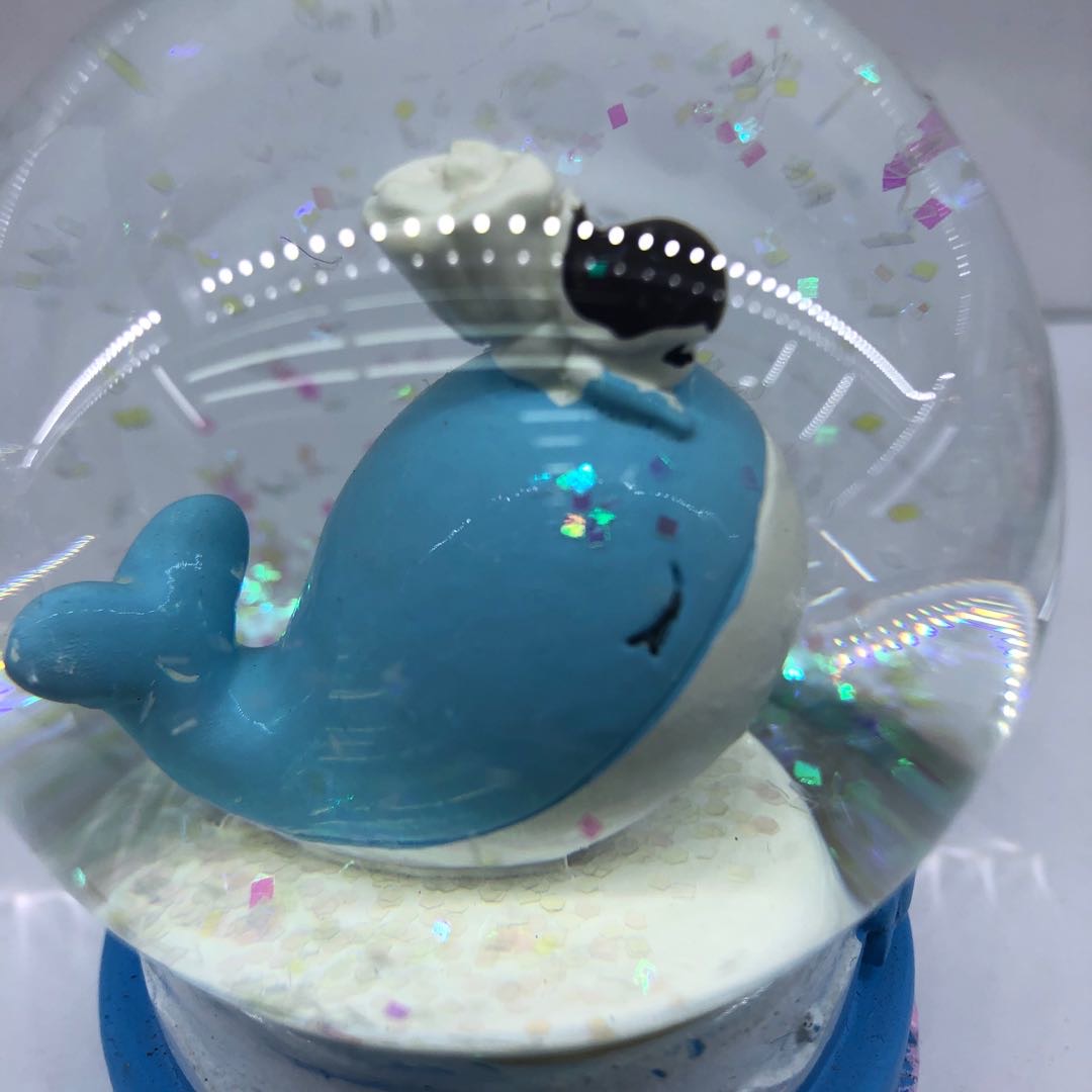 海洋系列带灯水晶球摆件家居玻璃装饰品产品图