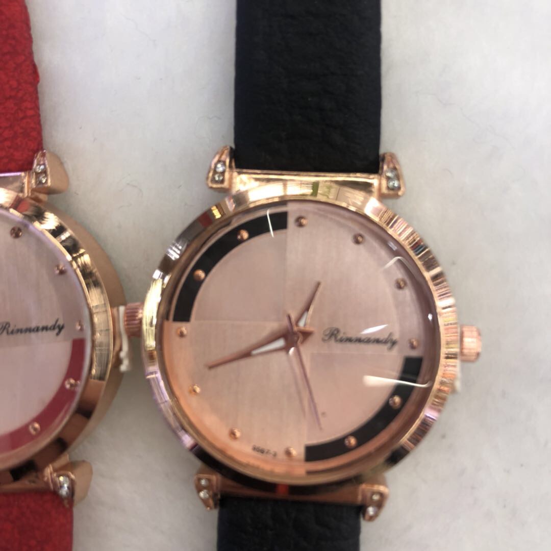 Korean retro trend, simple, casual and elegant quartz watch for high school students, waterproof, ultra-thin for male and female couples Specification image