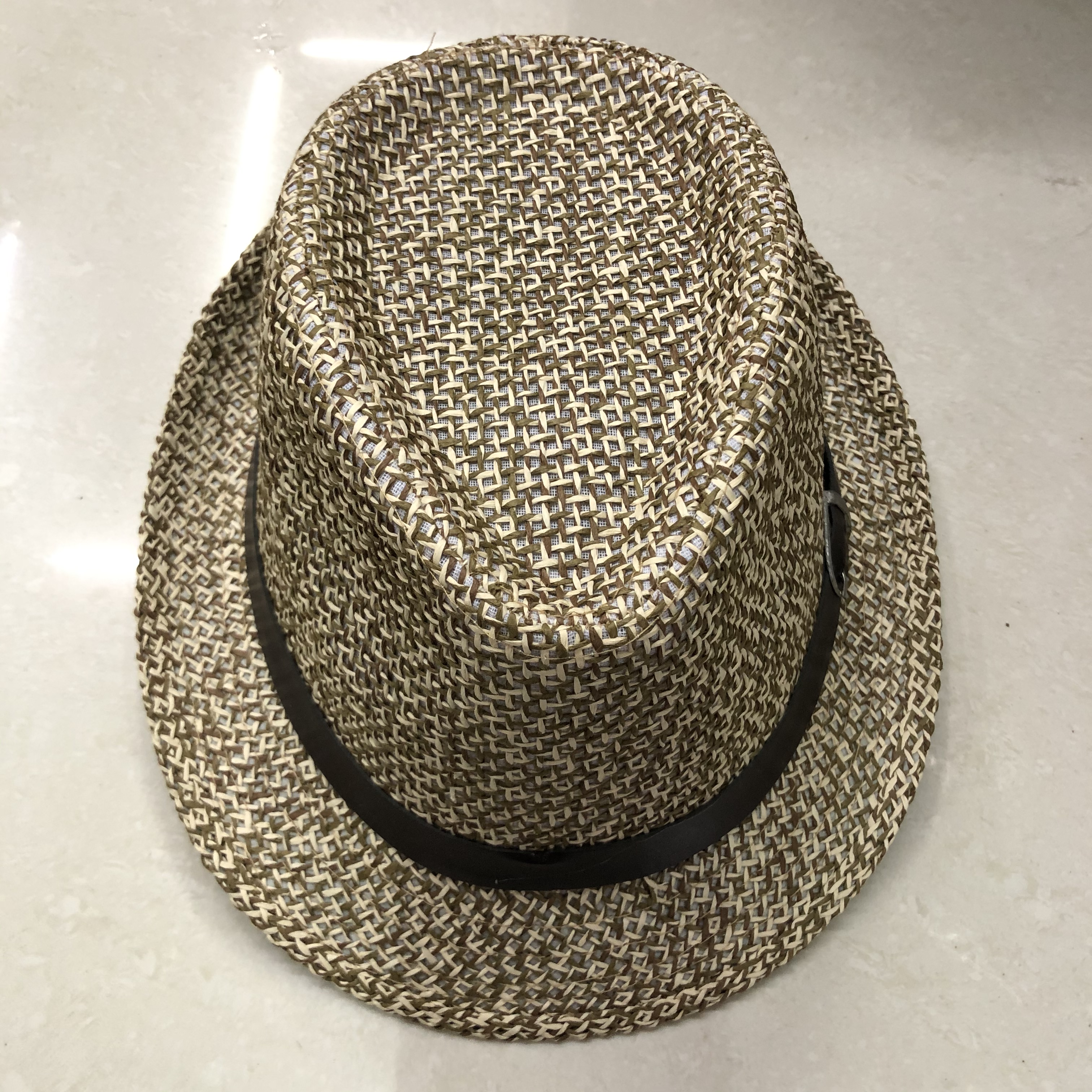 Summer English Small Top Hat Men Summer Outdoor Couple Hat Women Travel Sunshade Straw Hat Straw Braided Ladies Jazz Hat