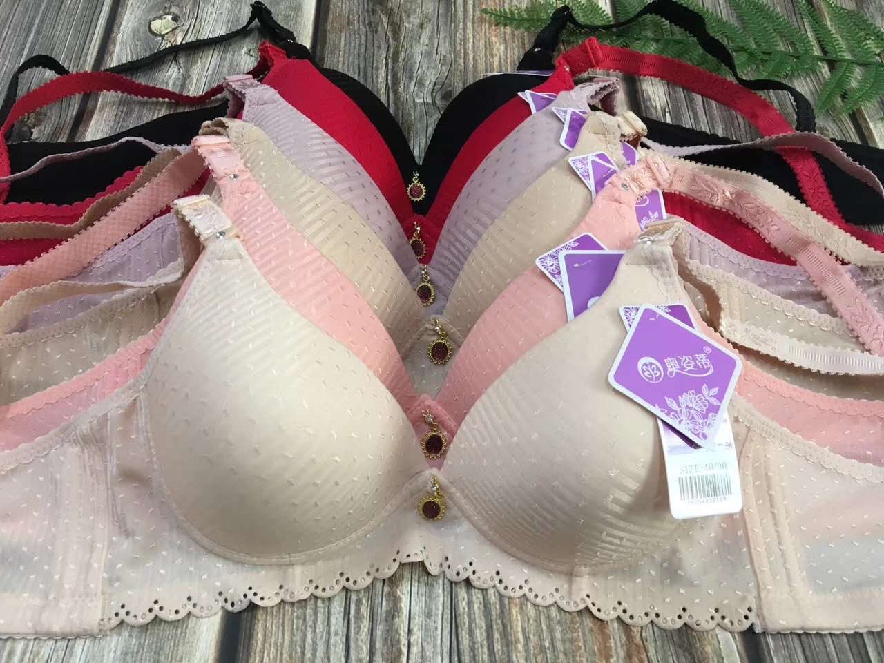 Summer Thin Foreign Trade Women's Bra Push-Up Adjusting Bra Women's Underwear Specification drawing