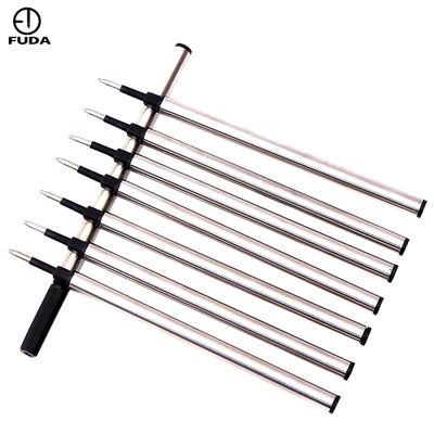 Spot Metal Stainless Steel Tube Black Water Pen Refill Baozhu Pen Refill 0.7 Signature Pen Neutral Refill Custom Specification drawing