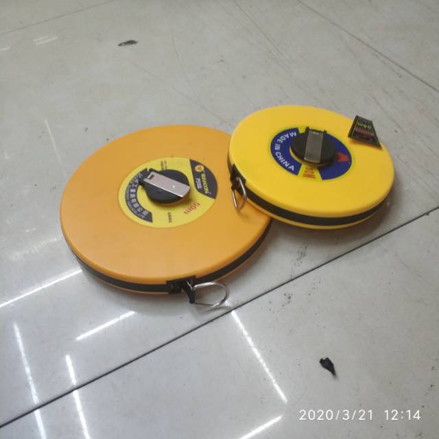 Seiko Leather Tape Measuring Tools For Construction Industrial Tape Measuring Tools 50 Meters Specification drawing