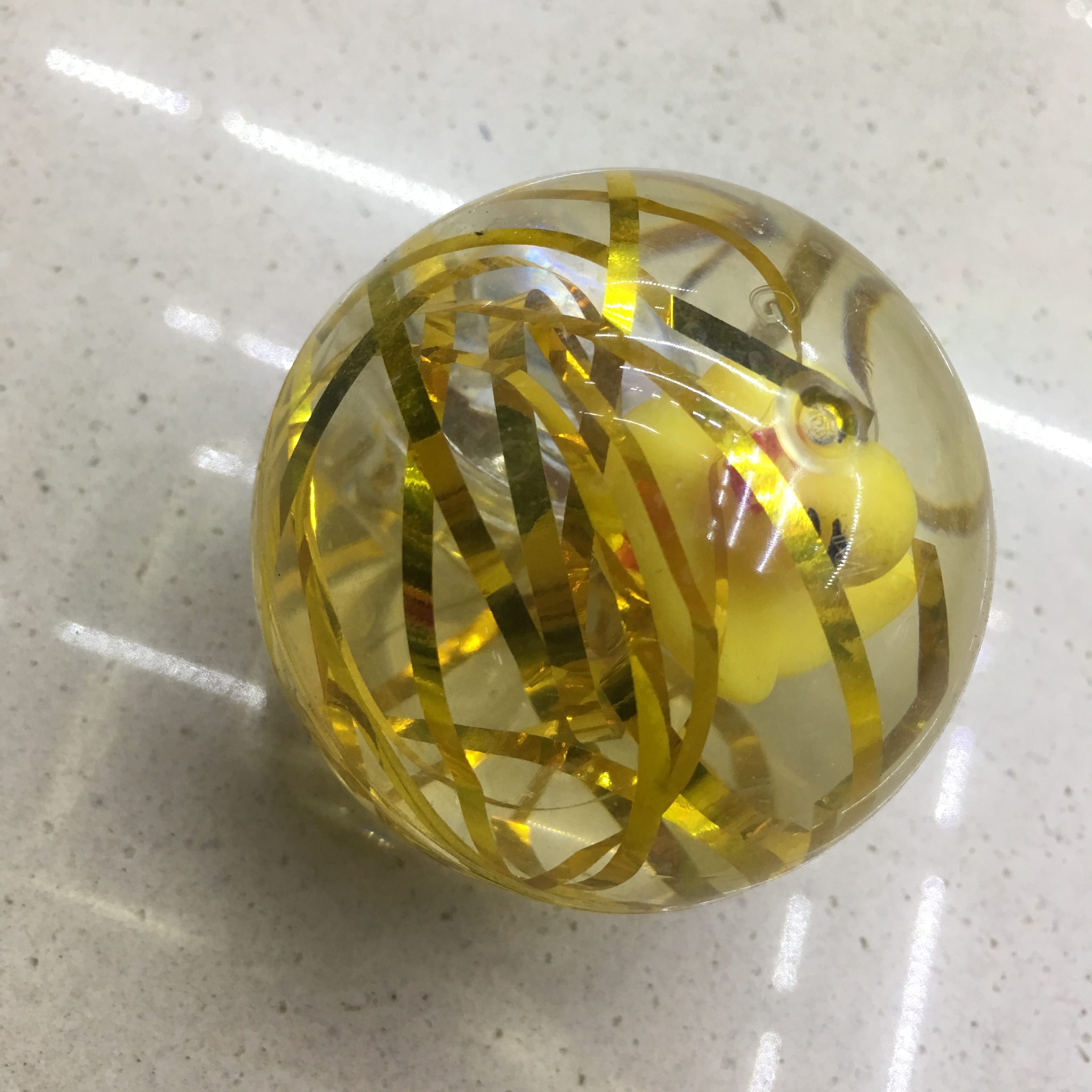 Children's Bouncy Ball Toy Kids Glow Bouncy Bounce Ball Flash Adult Children Interactive Glow-In-The-Dark Clap Toy Specification drawing