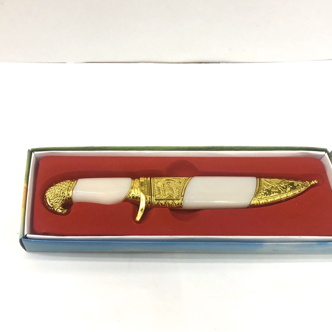白色小号玩具武术刀剑金属横刀剑收藏短刀剑冷兵器防身