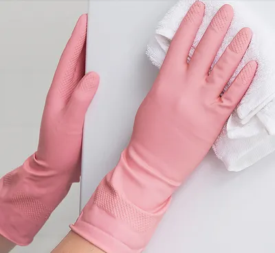 Kitchen Cleaning Dishwashing Laundry Waterproof Thin Light Interior Household Latex Gloves