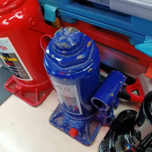 爆款蓝色千斤顶 承受载重强