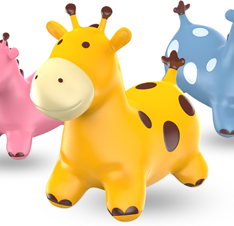 彩绘跳跳卡通马产品图