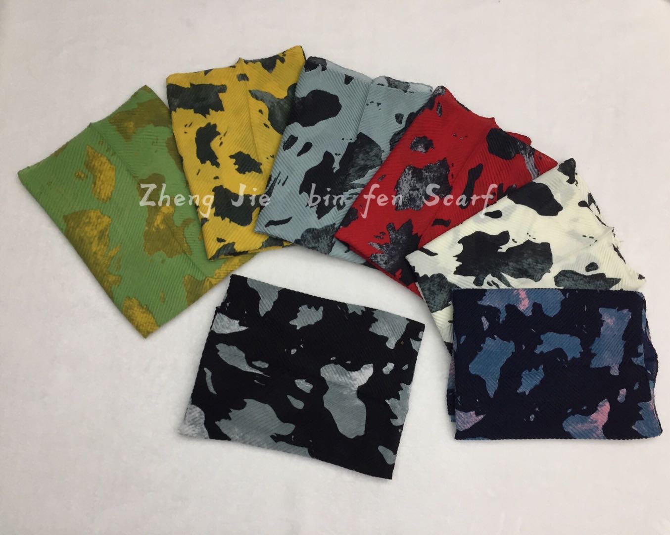 Cow print scarf
