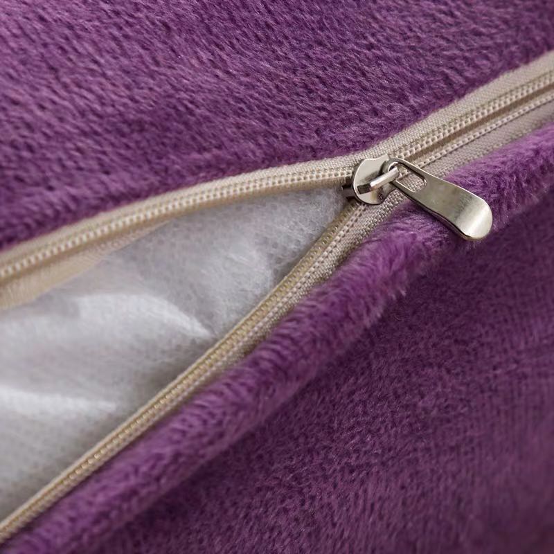 Thickened Crystal Velvet Autumn/Winter Solid Color Pillow Specification drawing