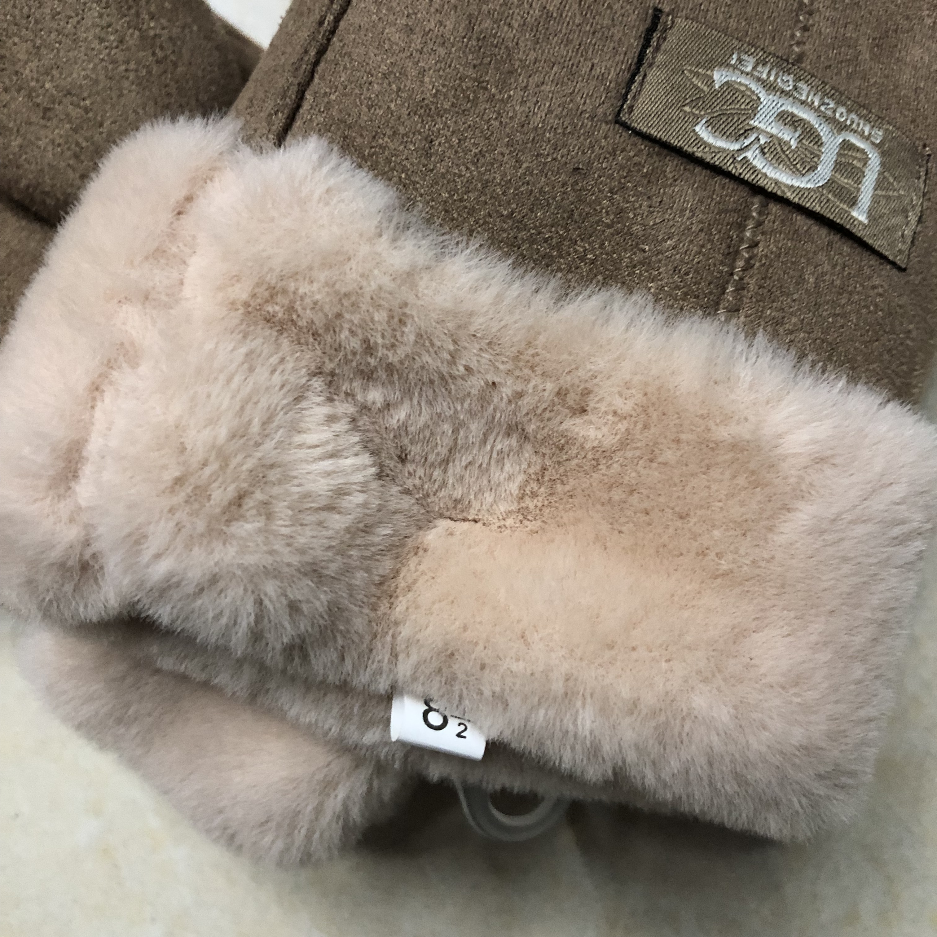 Suede Gloves Women's Autumn And Winter Warm Thick Plus Fleece Korean Version Cute Electric Bike Riding Gloves details Picture