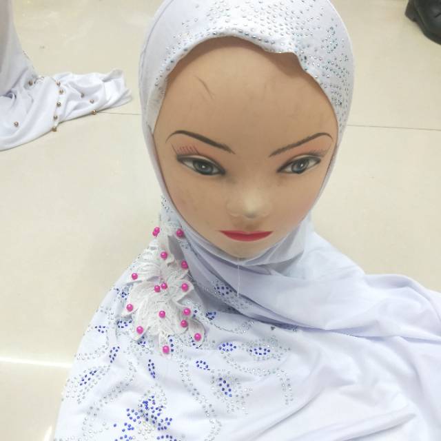 Manufacturers Direct Sales Spring And Autumn Winter White Arab Muslim Women Adult Headscarf