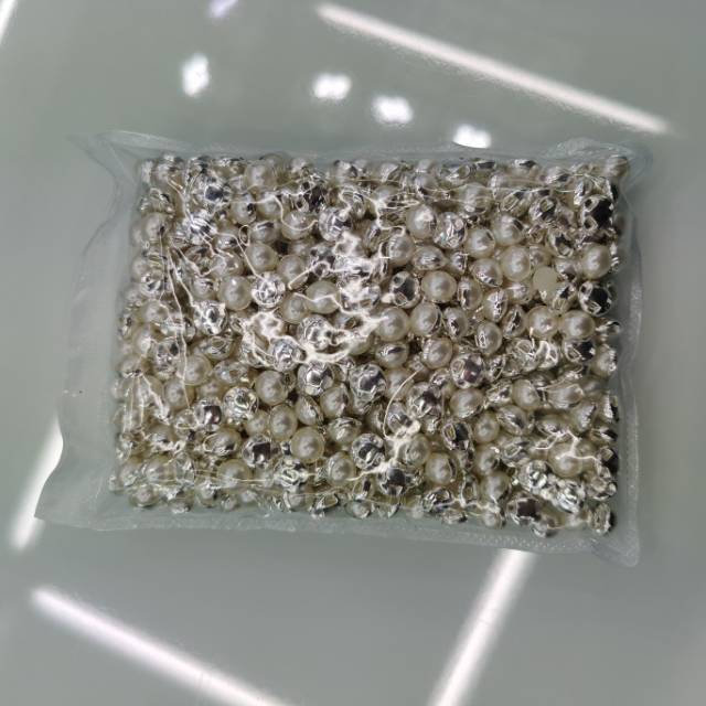 百搭女士服装饰品辅料半圆形珍珠手缝5mm-8mm服装辅料配件珍珠钻细节图