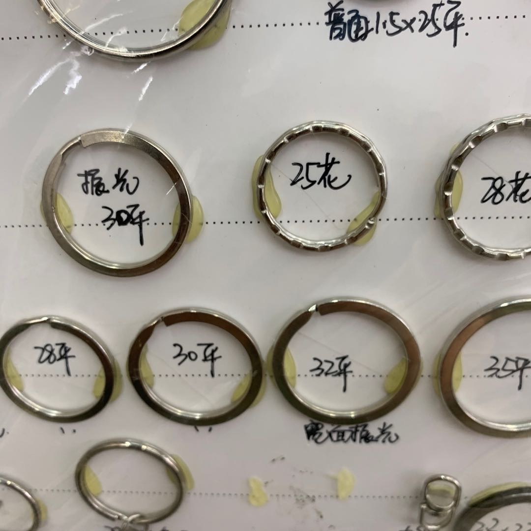 Key ring series, purse lock key row, flat circle circle triangle circle diverse styles, welcome to inquiry 👏 🏻 Specification drawing