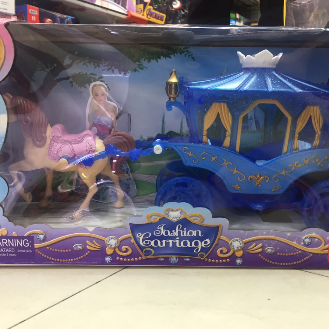 儿童童话公主时尚马车细节图