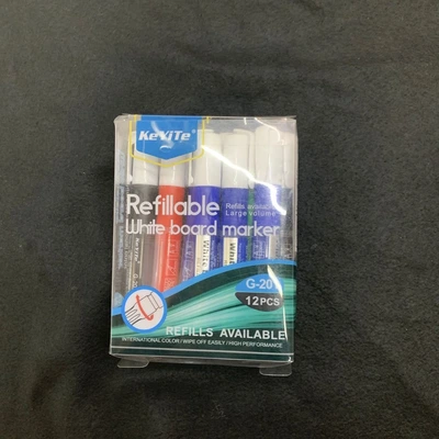Stationery Office Cultural Supplies Writing Tools Whiteboard Pen Office Supplies Whiteboard Pen Water-Based Erasable Environmental Protection Color Red Blue Black Marker Stationery