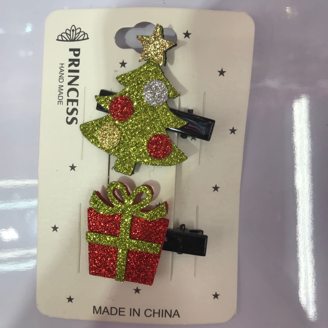 Bright pink iron children's hair clips, direct sales from Dongdaemun, South Korea, fashionable and trendy