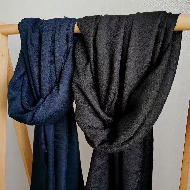 Monochrome Scarf Thin Oversized Scarf Warm Temperament Shawl Scarf Dual Purpose
