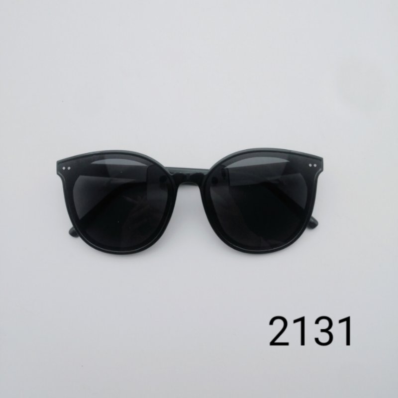 新品时尚墨镜大框圆框太阳镜偏光镜韩版网红潮人高档低调黑色男女通用2131图