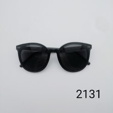 新品时尚墨镜大框圆框太阳镜偏光镜韩版网红潮人高档低调黑色男女通用2131