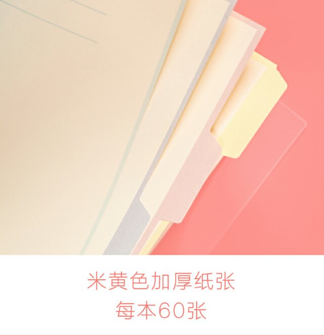 A5 coil notebook, a Korean, fresh and simple horizontal line notebook details Picture