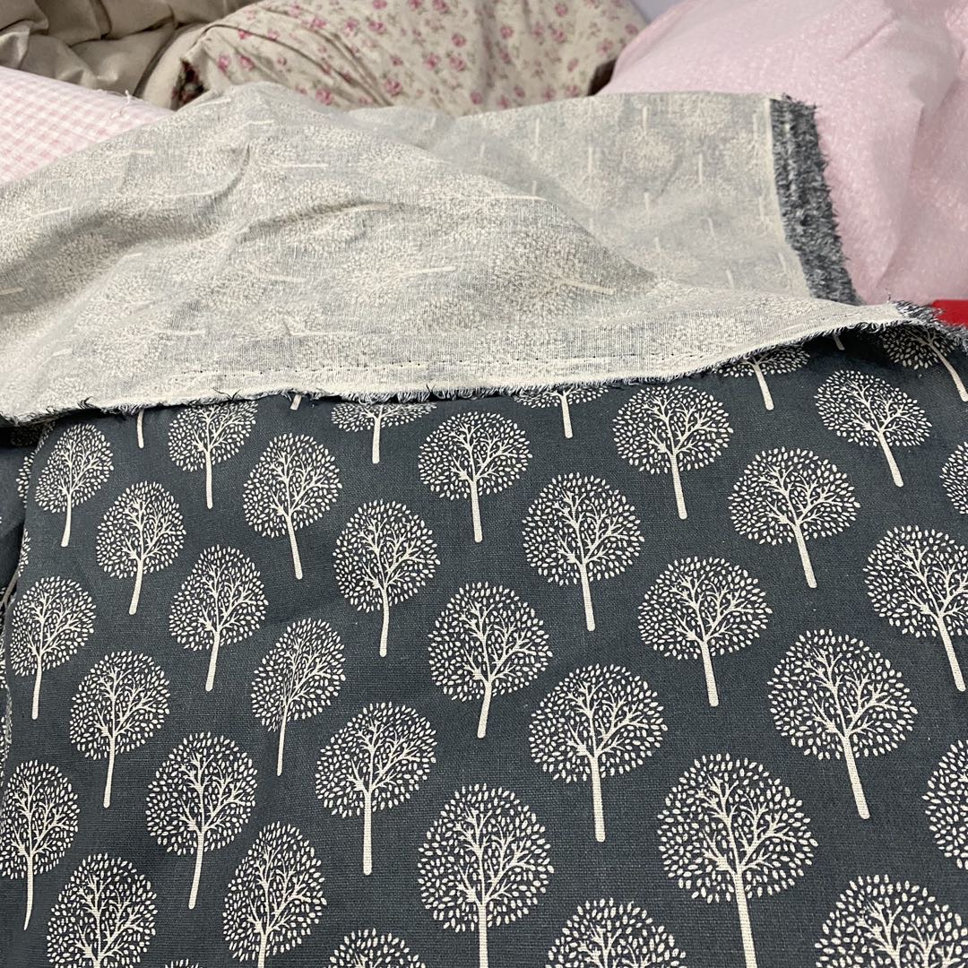 当季新品棉麻春夏色织格子布料服装裙子背包靠垫多种颜色新品涤麻面料