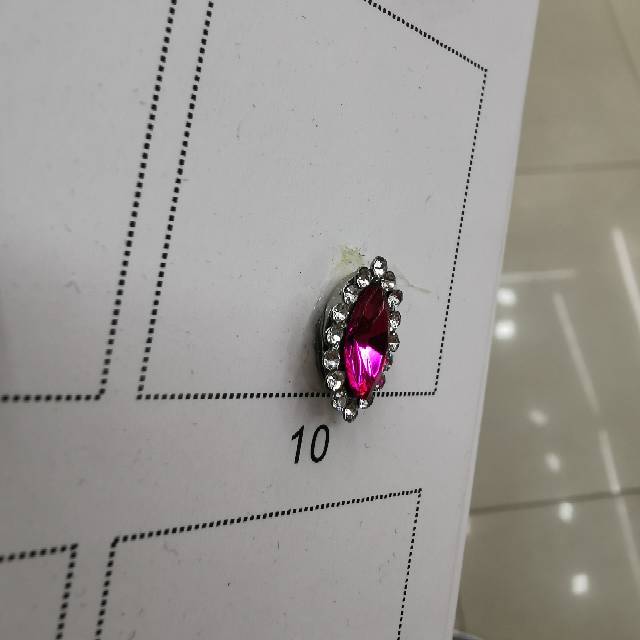 Rose Pink Olive Alloy Glass Rhineau Hand Sewn Drill Clothing Shoes Hat Accessories Diy Materials Color Diamond details Picture