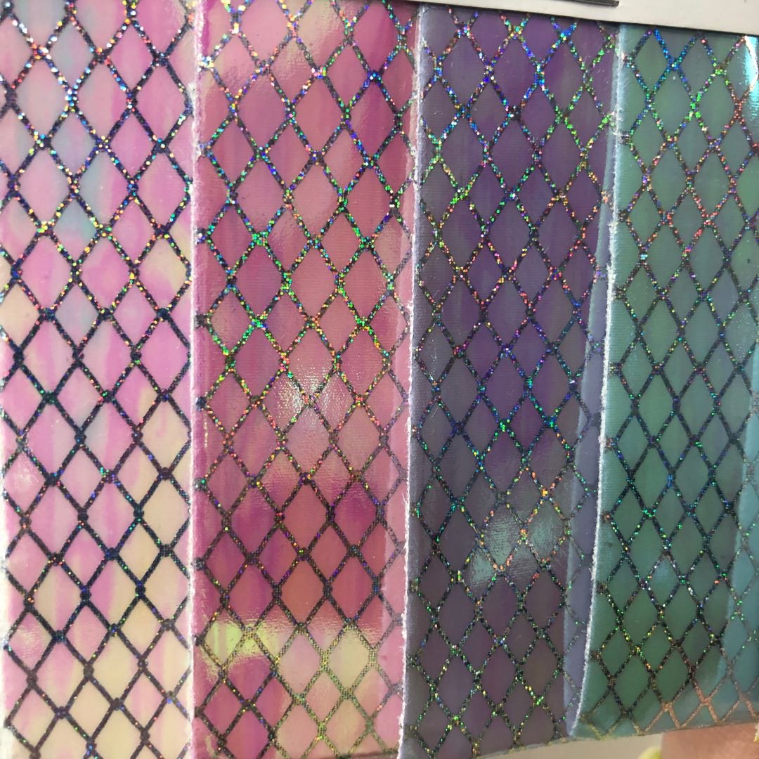 格利特面料PU彩虹超镜鱼网多色货号CH029