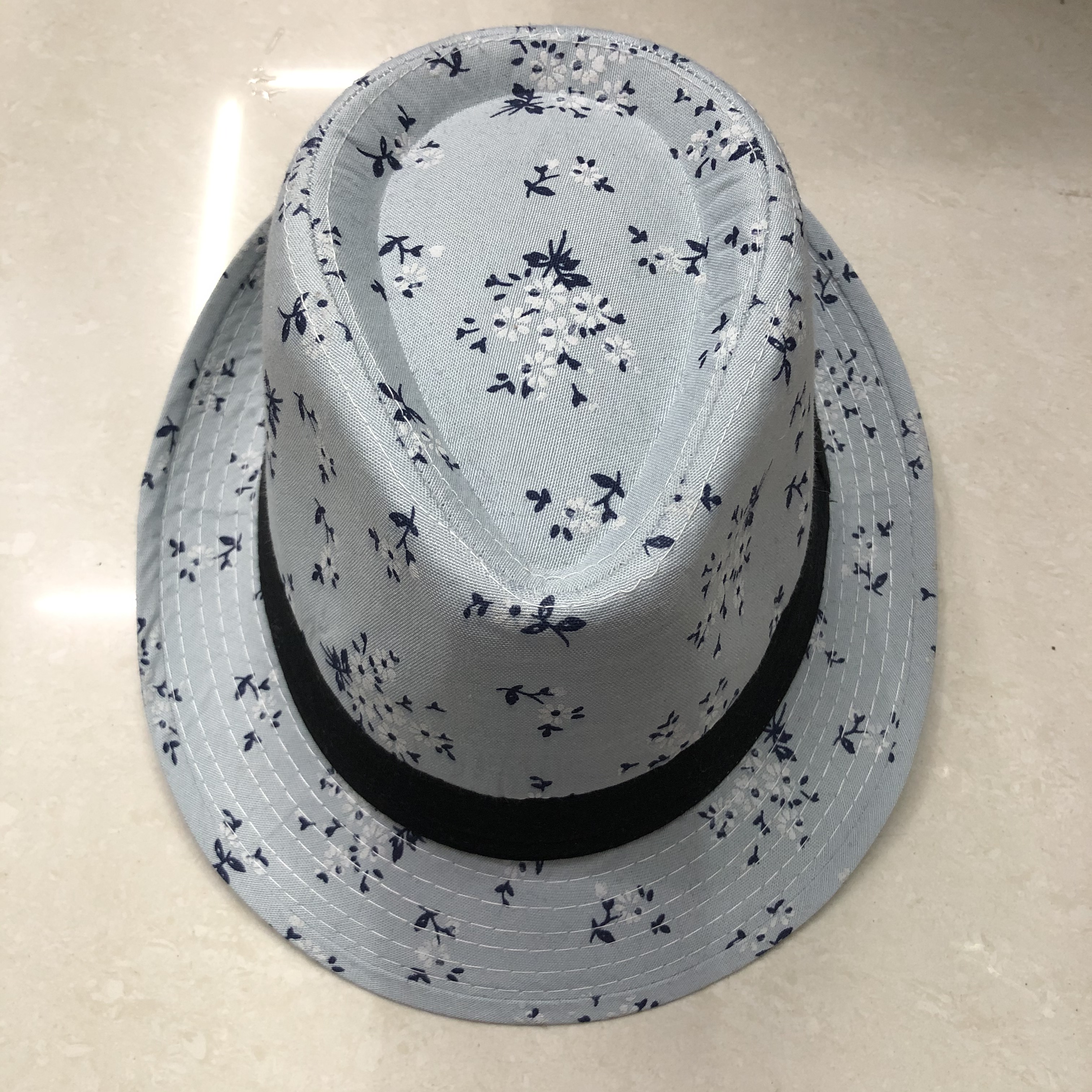 Hat Men Summer Outdoor Small Top Hat Korean Version Of Fashionable Retro Jazz Hat Summer Men All Seaside Gentleman Hat