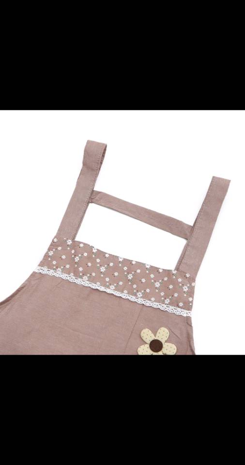 Apron Home Cooking Waist Non-Slip Pocket Waterproof Anti-Oil Fashion Women's Japanese Cute Korean Version Work Overalls Specification drawing