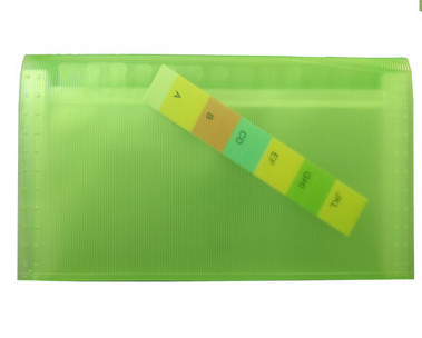 Thickened Plastic Button File Pouch Transparent A4 File Information Stationery Pouch Specification drawing