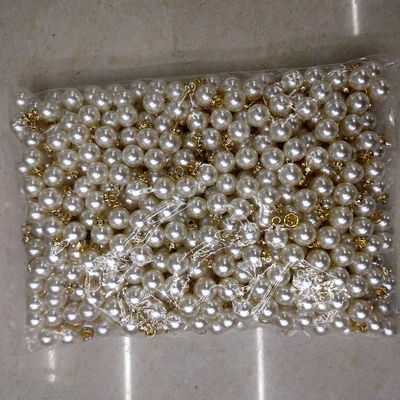Manufacturers Direct Diamond-Inset Abs High Bright Imitation Pearl Pendant Diy Accessories Hair Accessories Clothing Christmas Accessories