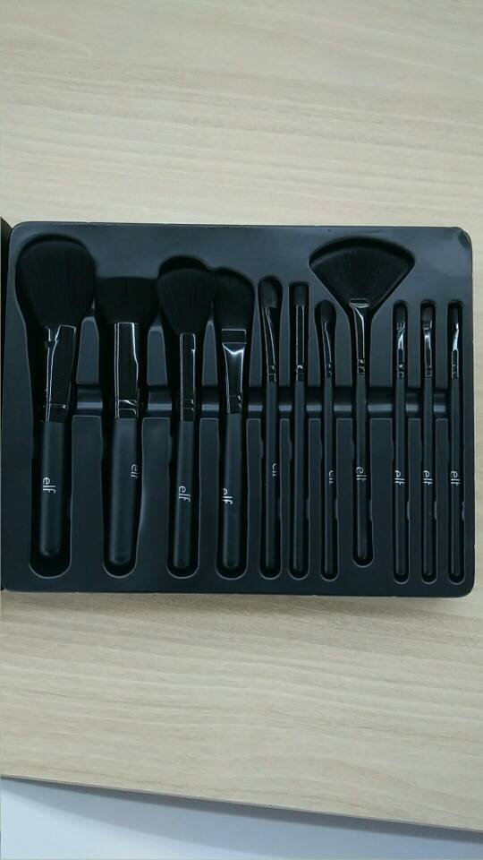 11 loose makeup brushes, blush brushes, highlighter eye brushes