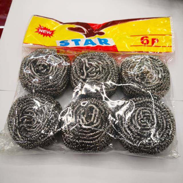 Stainless Steel Cleaning Ball Does Not Drop Wire Wire Ball Kitchen Brush Pot Washing Dishes Wire Ball Household Decontamination