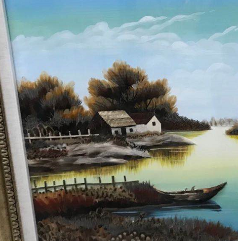 义乌大森装饰80x120cm纯手工羽毛装饰画产品图