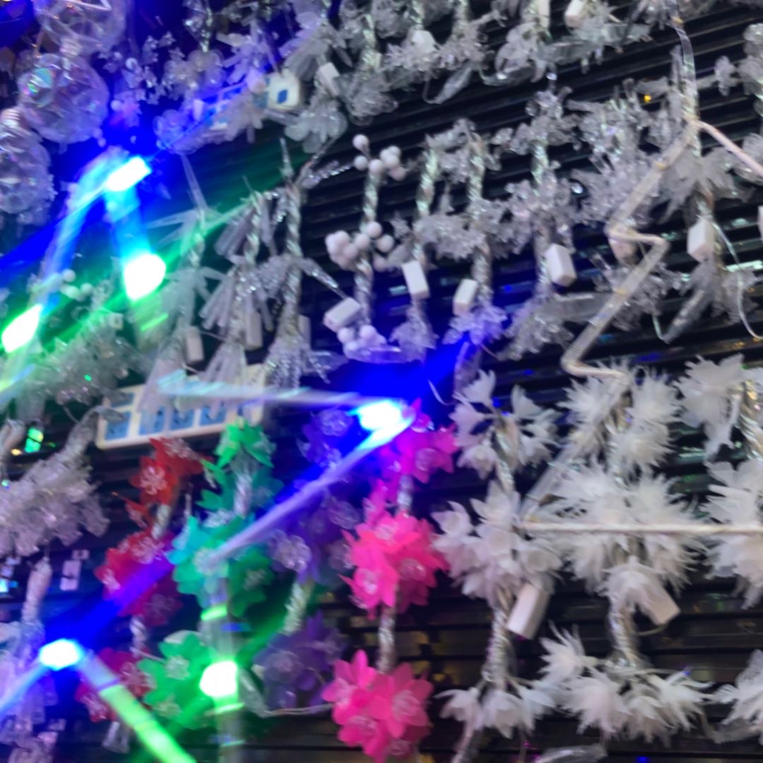 暖光灯具灯帘圣诞树装饰灯礼物装饰灯串详情图2