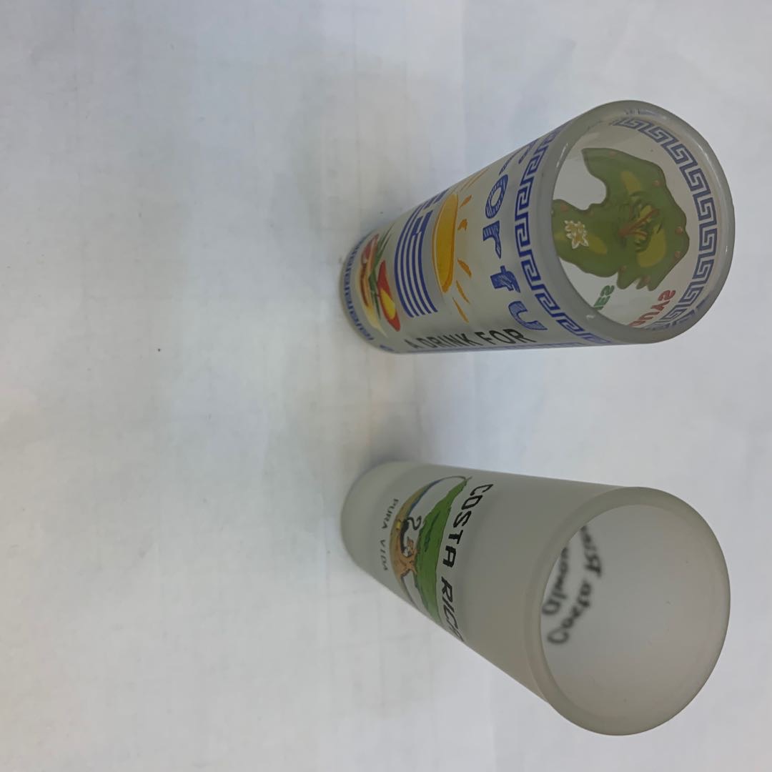 磨砂款平面玻璃笔筒北欧ins风格金色桌面收纳桶创意轻奢收纳盒彩色笔筒