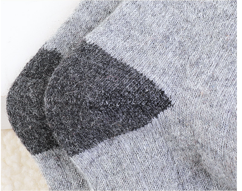 Warm wool socks, men's mid-calf socks, winter long socks, men's socks Specification image