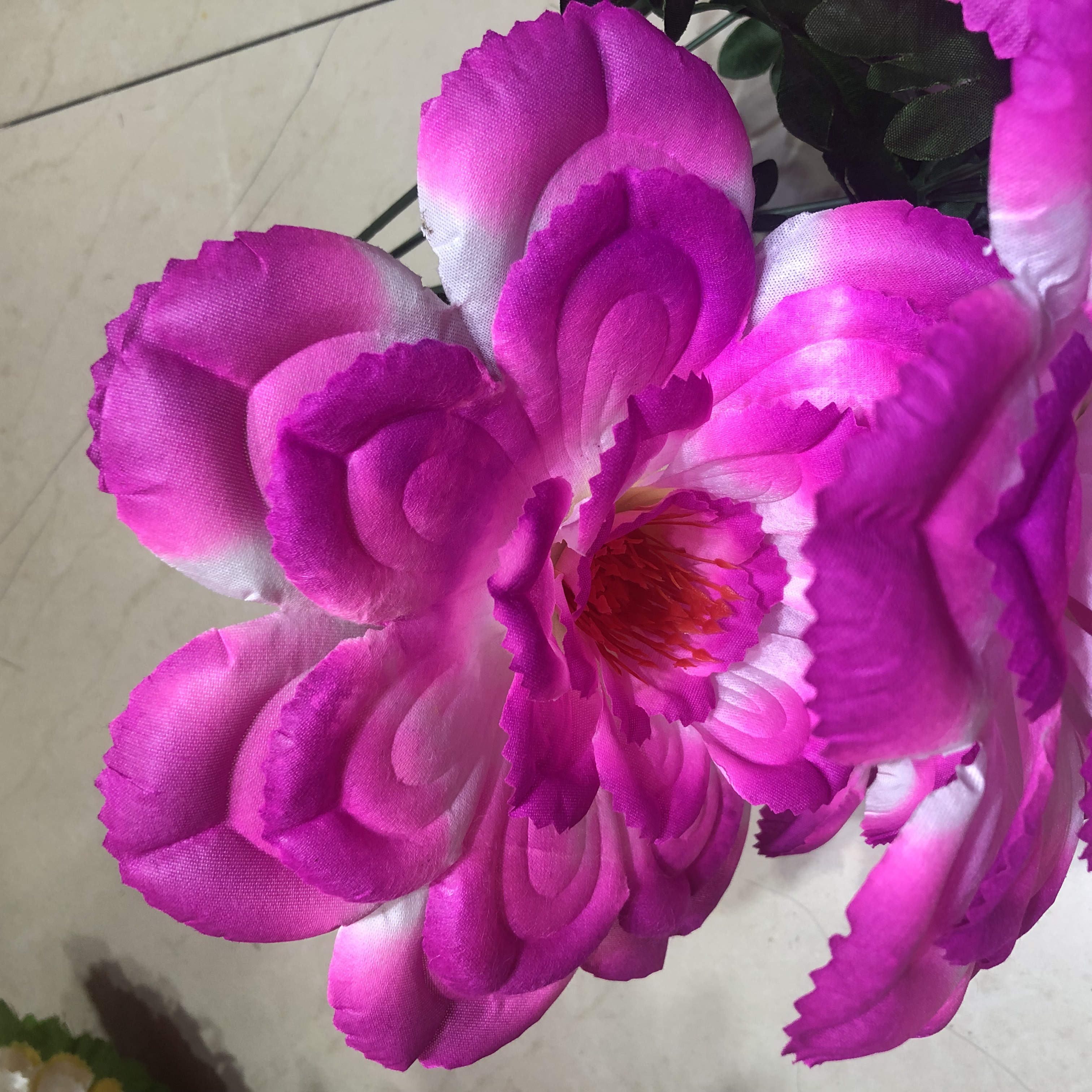 Special offer from the manufacturer of artificial coconut tree flower bonsai sets for Qingming Festival memorial graves details Picture