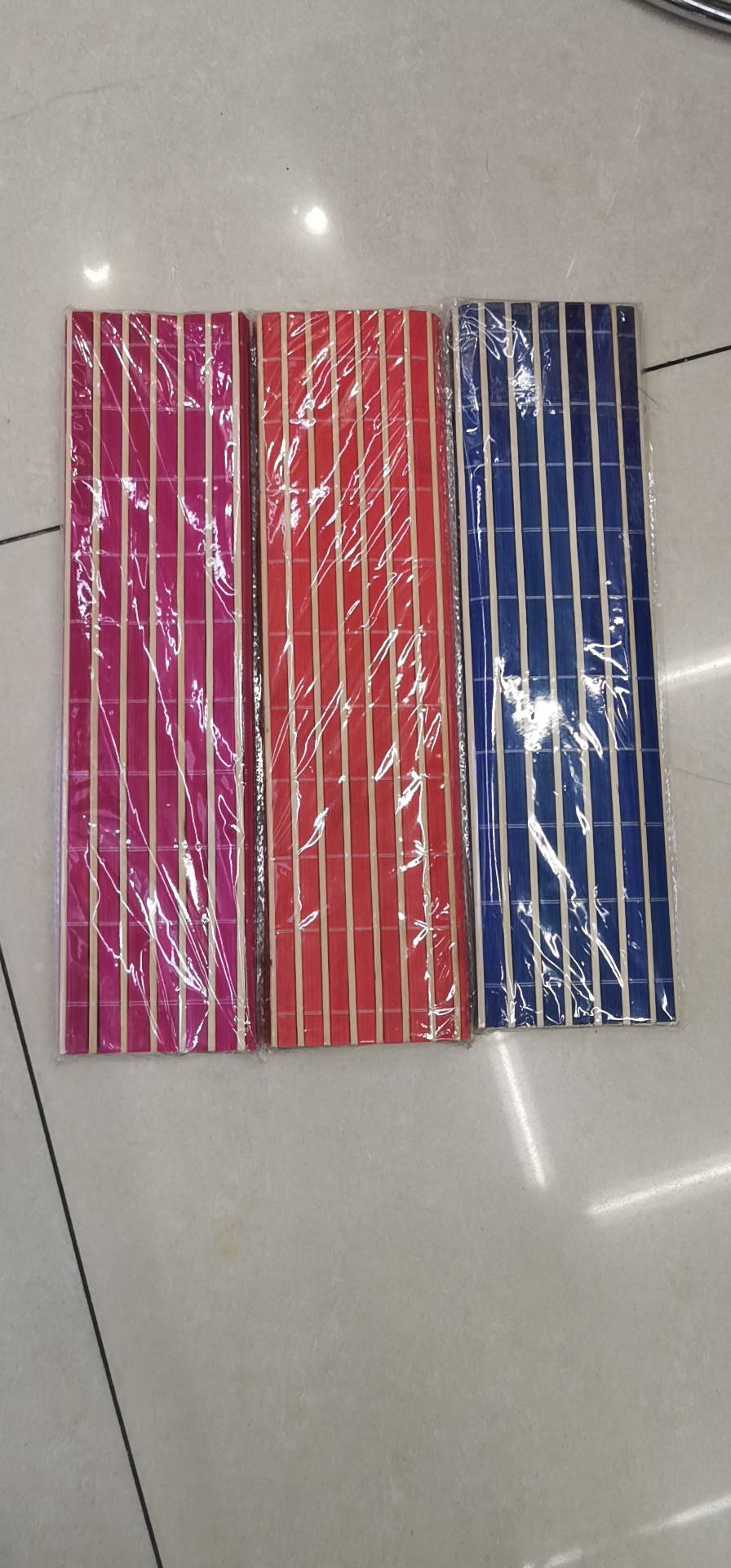 Bamboo Mat Tea Curtain Table Flag Waterproof Heat Insulation Mat Chinese Japanese Tea Ceremony Accessories Placemat Zen details Picture