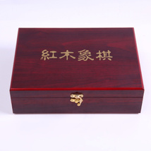 厂家直销新款中国红木象棋亚克力象棋精装方木盒装批发