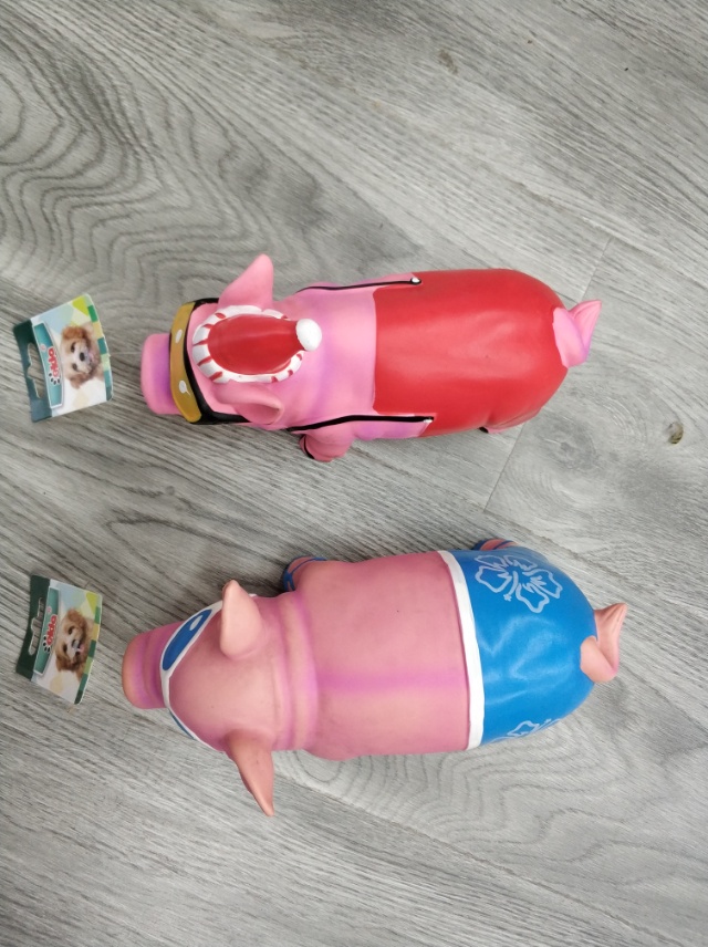 Latex pet toy pig details Picture