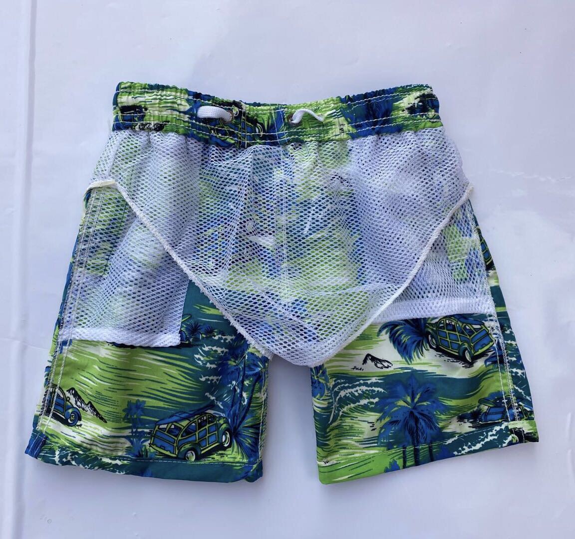 夏季潮流时尚沙滩裤男士ins休闲短裤流行青少年宽松五分裤产品图
