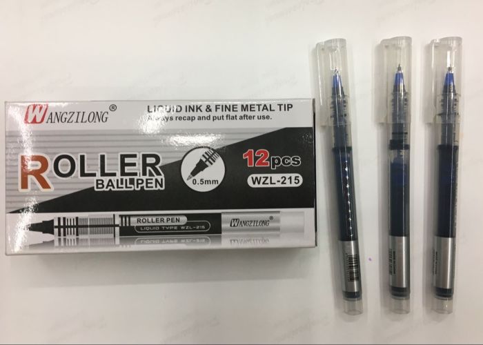 Factory direct wangzilong WZL215 large capacity 0.5mm refillable neutral pen, oily pen and ink pen