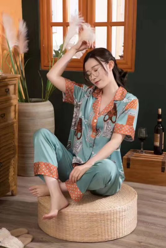 Imported 5050 silk fabric set, all-cotton slimming and body-shaping cotton sweater thermal underwear Specification image