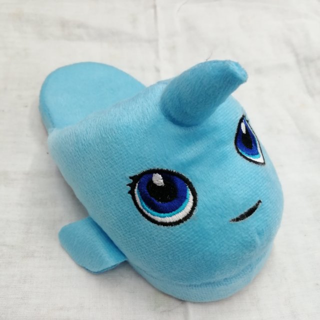 Serious Cute Unicorn Fish Unicorn Cute Cute Cartoon Autumn Winter Warm Plush Home Cotton Slippers details Picture