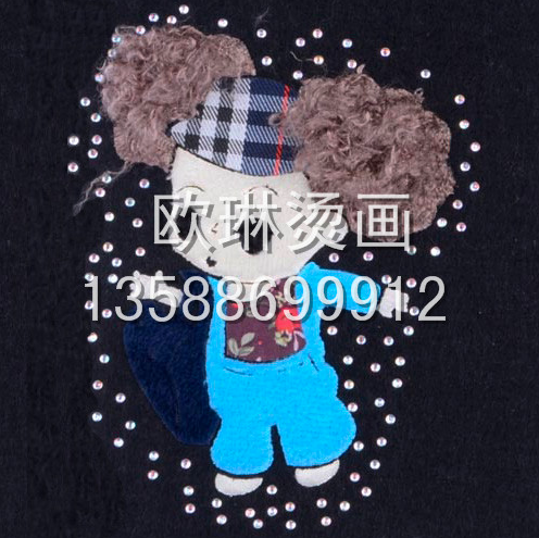 Sweetheart Cute Hot Tear Hot Drawing Hot Map Wholesale Custom Clothes Shoes Bag details Picture
