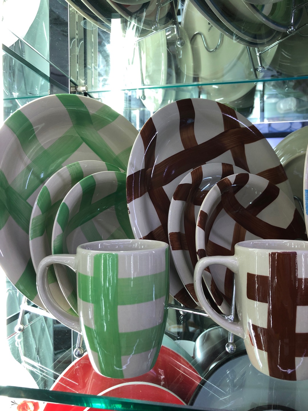 16 Head Hand-Painted Series Ceramic Set Specification drawing