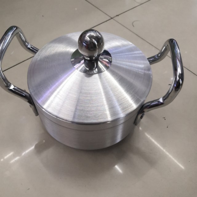 新款大高身桶大容量铝汤锅煮粥铝锅商用兰州拉面铝桶图