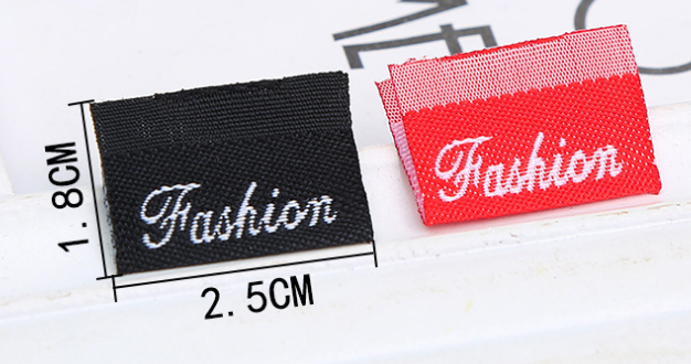 FASHION服装鞋帽领标袖标夹标现货全涤